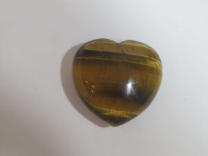 Tiger Eye Heart Stone
