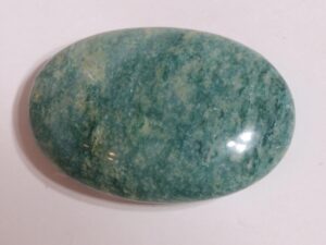Polished Amazonite Palm Stone