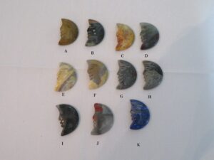 Moonstone carvings