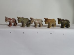 Soapstone Animals Donkey