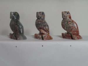 Soapstone Animals Parrot
