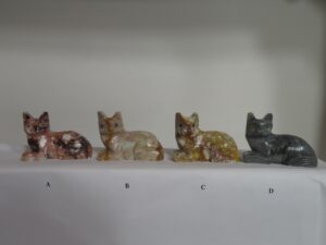 Soapstone Animals Cat